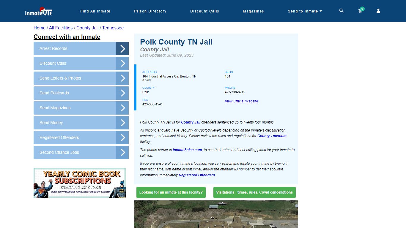 Polk County TN Jail - Inmate Locator - Benton, TN
